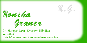 monika graner business card